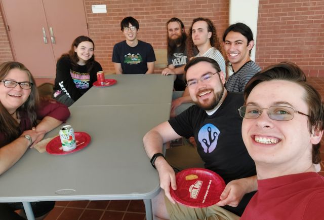 Lunch visit with University of Arizona Physics Graduate Students