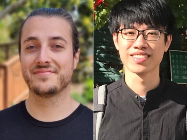 Photos of Kenneth and Qiaopeng