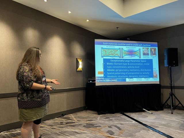 Valentine presents research